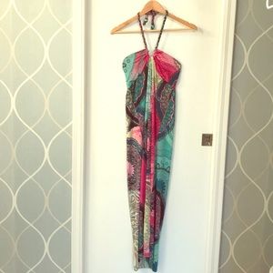 Multi colored maxi dress